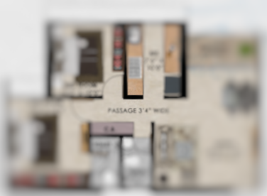 Raheja Famous Studio Worli 2BHK Plan